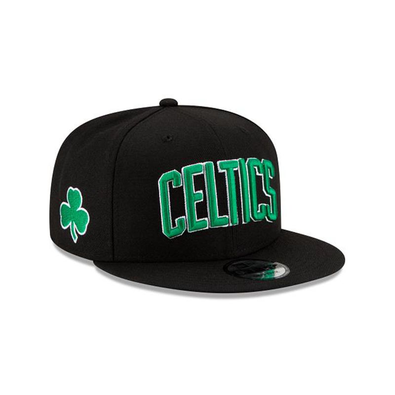 NBA Boston Celtics Statement Edition 9Fifty Snapback (AQR1721) - Black New Era Caps